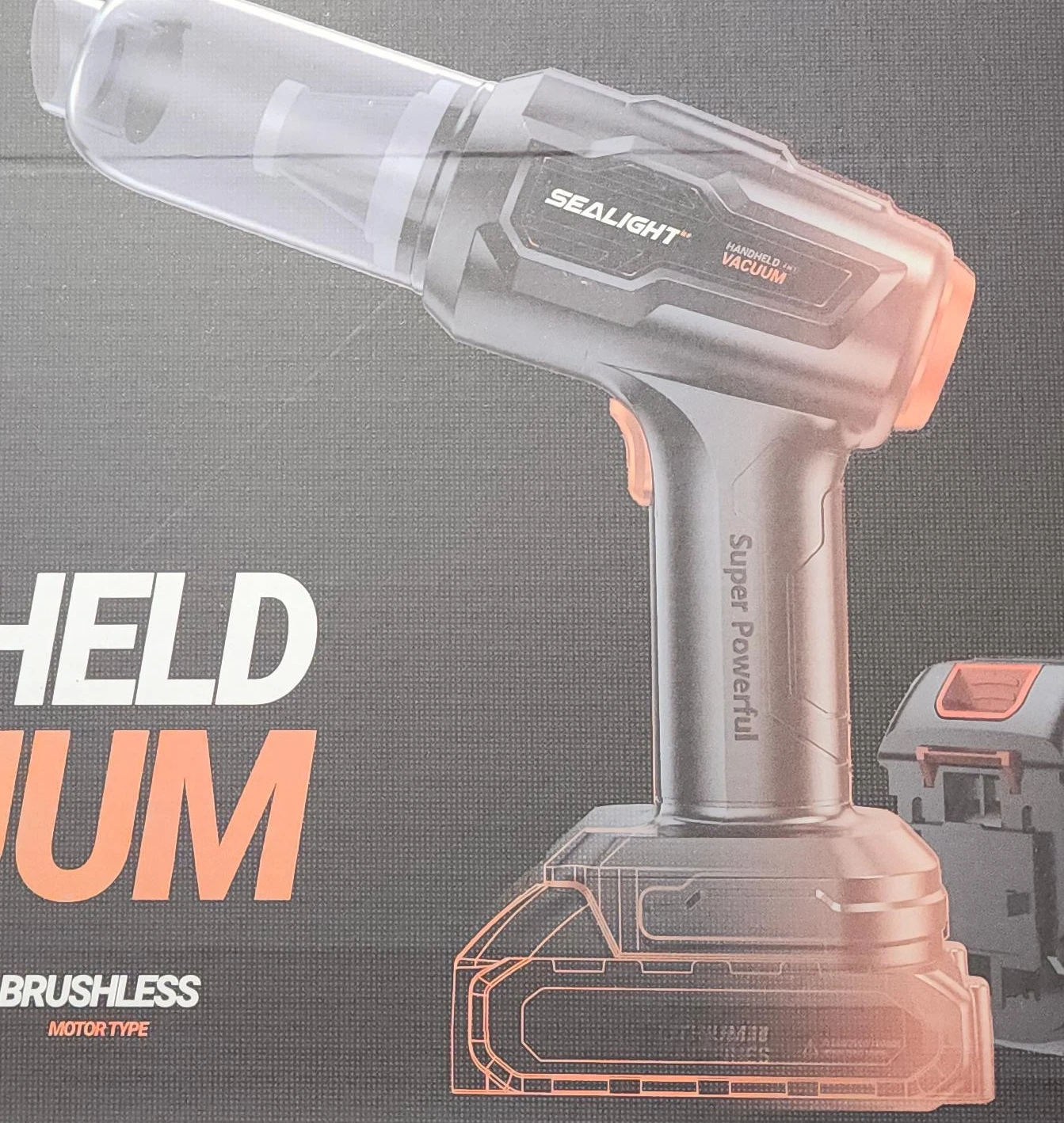 Sealight Handheld Vacuum - Super Powerful!