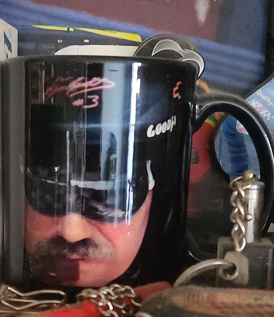 Dale Earnhardt #3 Black Coffee Mug