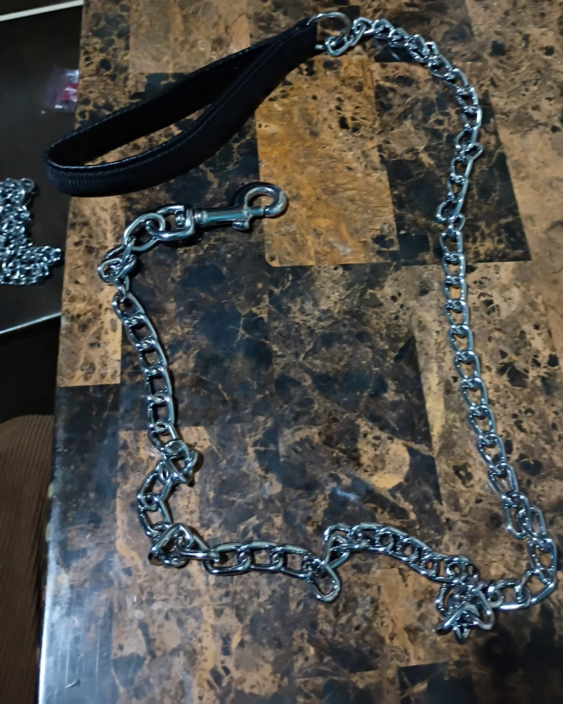 Dog Chain Leash with Handle thumbnail