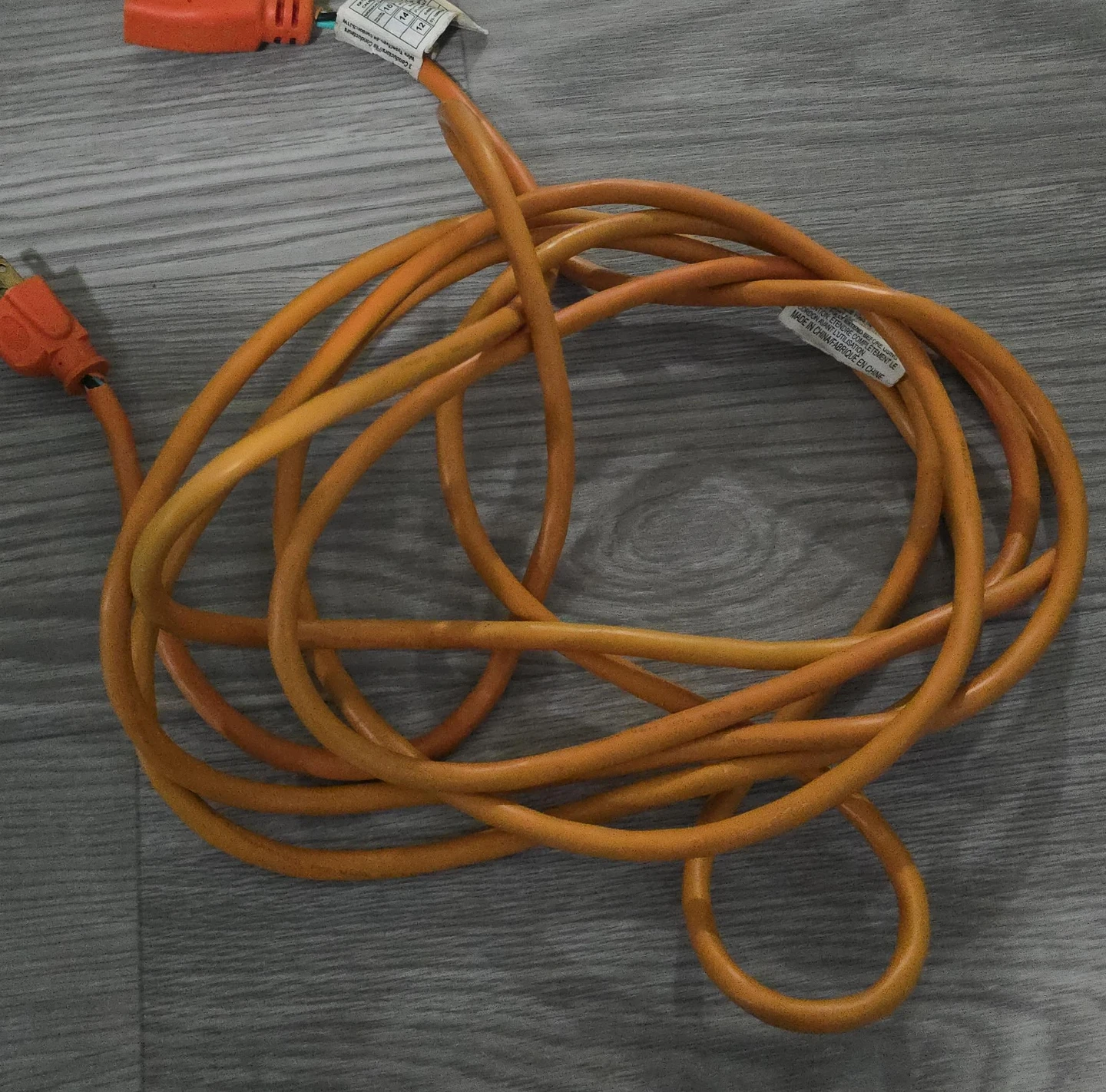 Orange Extension Cord (5m) thumbnail