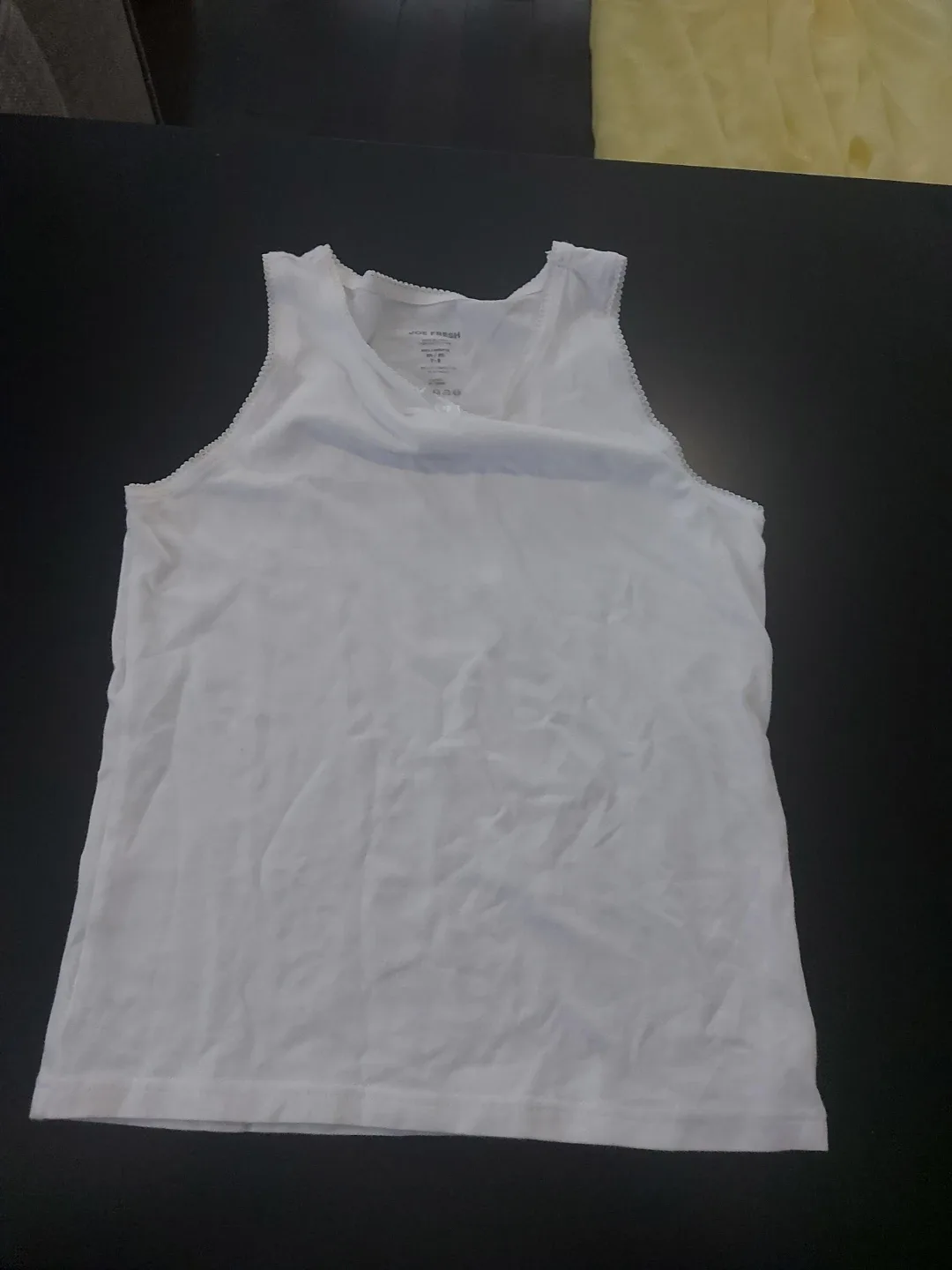 Joe Fresh White Tank Top Size 7-8