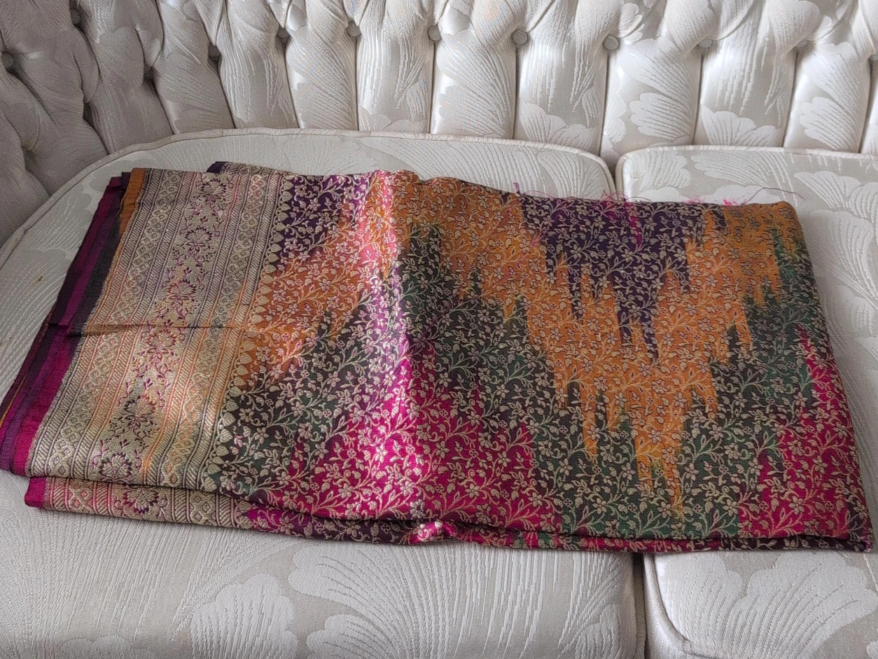 Patterned Indian Sari