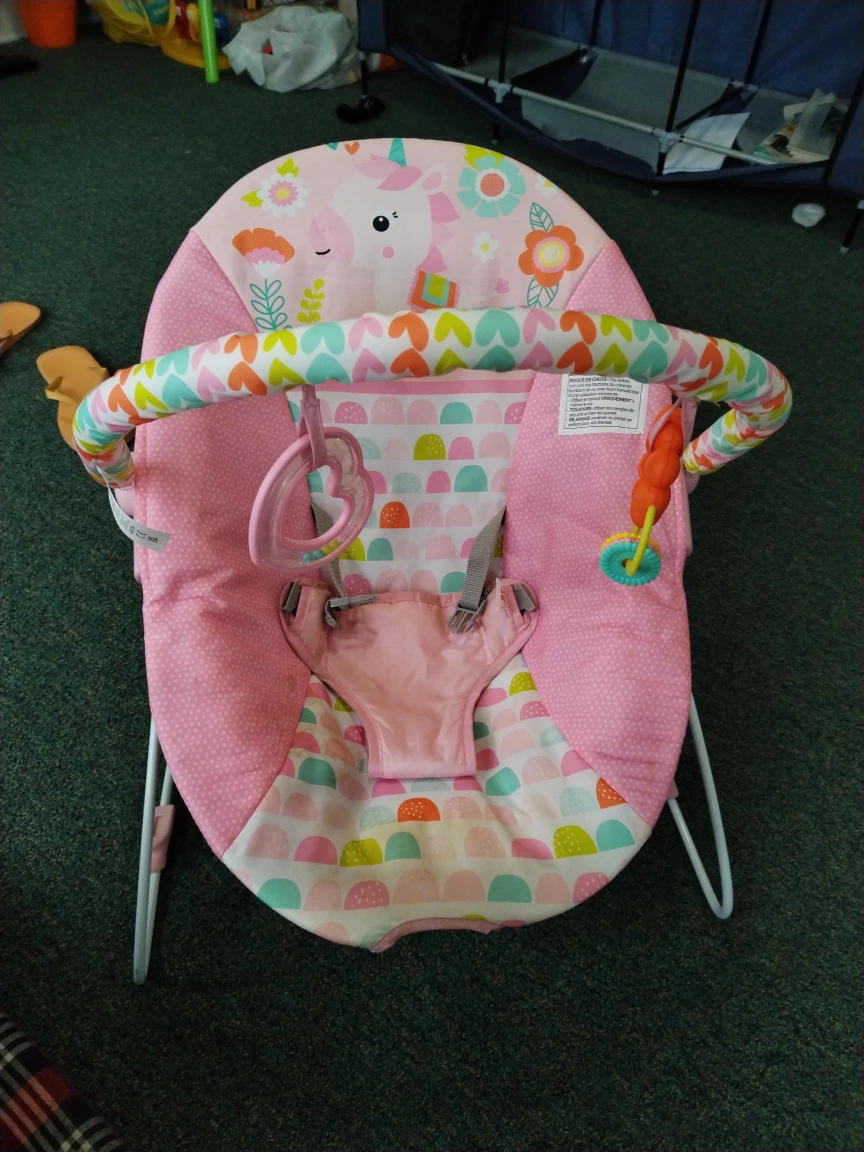 Bright Starts Unicorn Vibes Bouncer