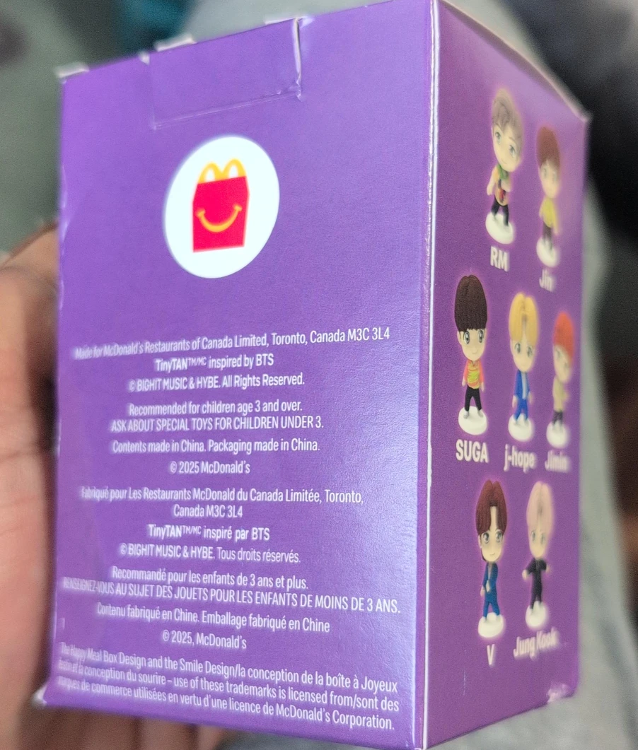 McDonald's TinyTAN BTS Figure - New in Box!