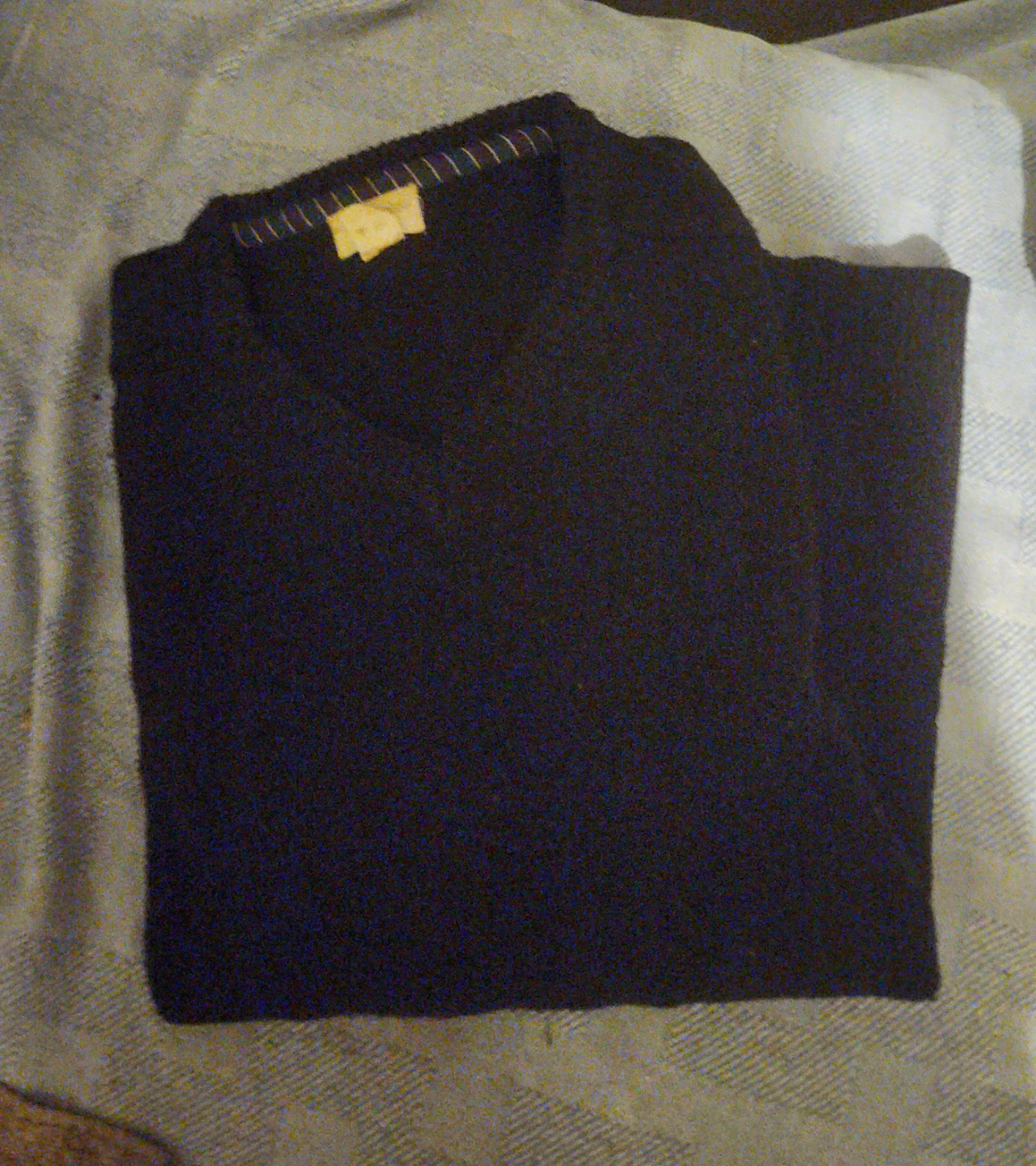 Black V-Neck Sweater