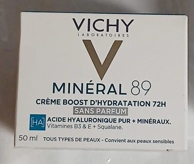 Vichy Mineral 89 Crème Boost d'Hydratation 50ml