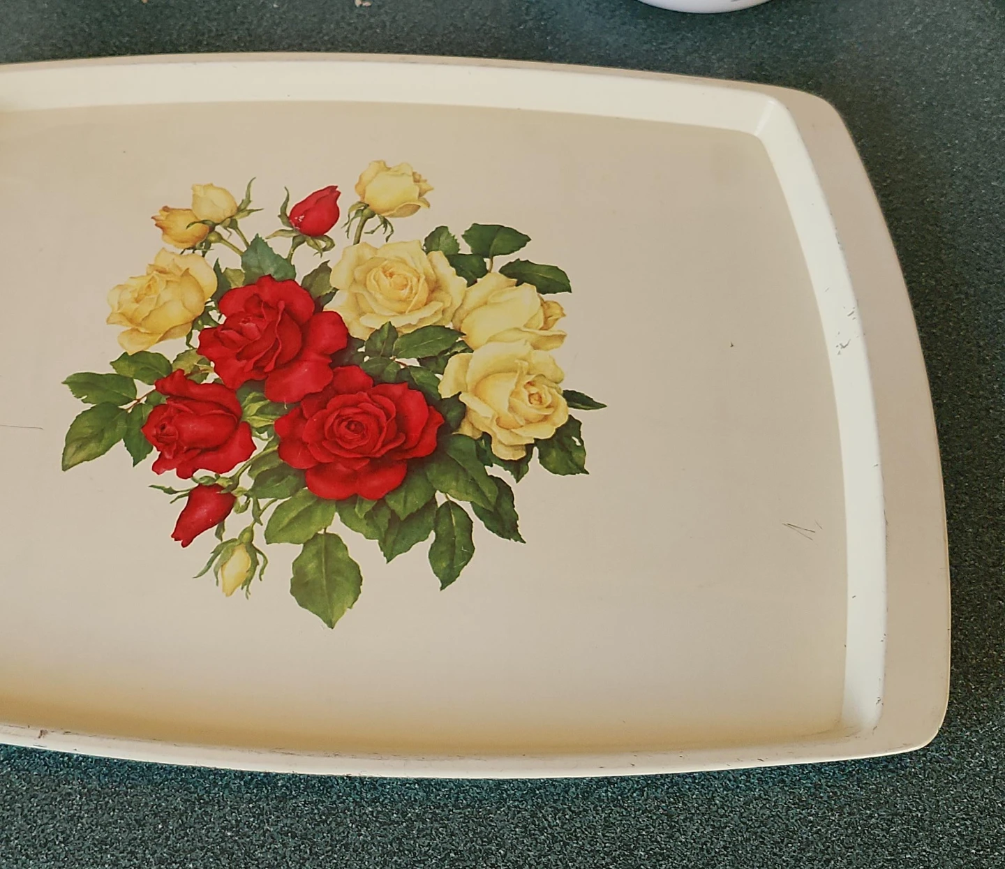 Floral Serving Tray