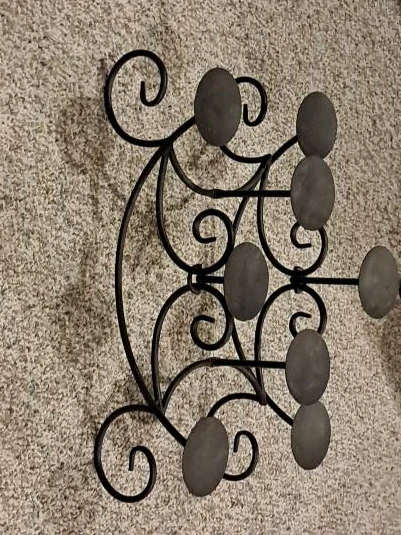 Wrought Iron Candle Holder
