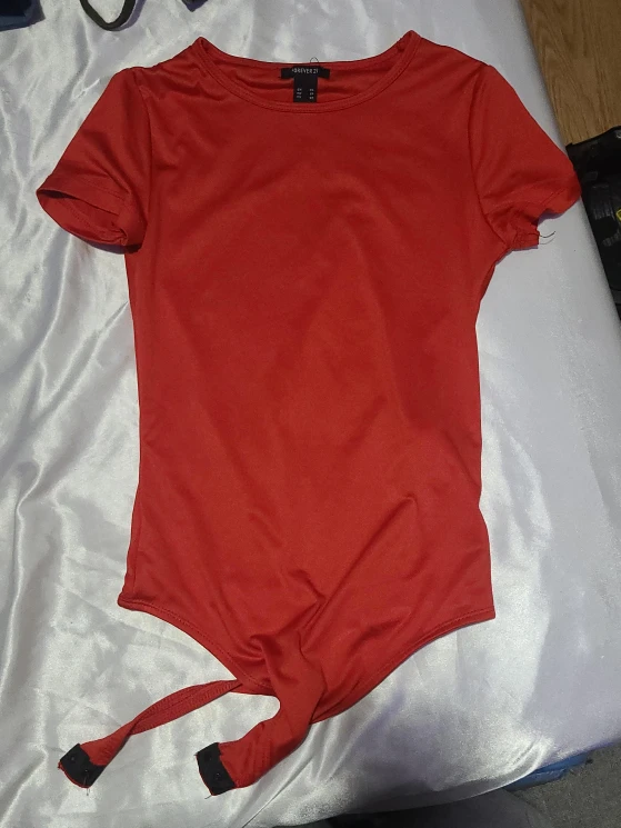 Forever 21 Red Bodysuit - Size XS