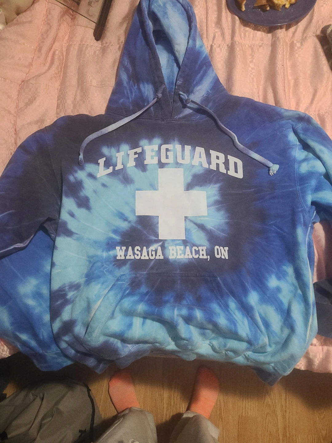 Lifeguard Wasaga Beach Tie-Dye Hoodie - Size M thumbnail
