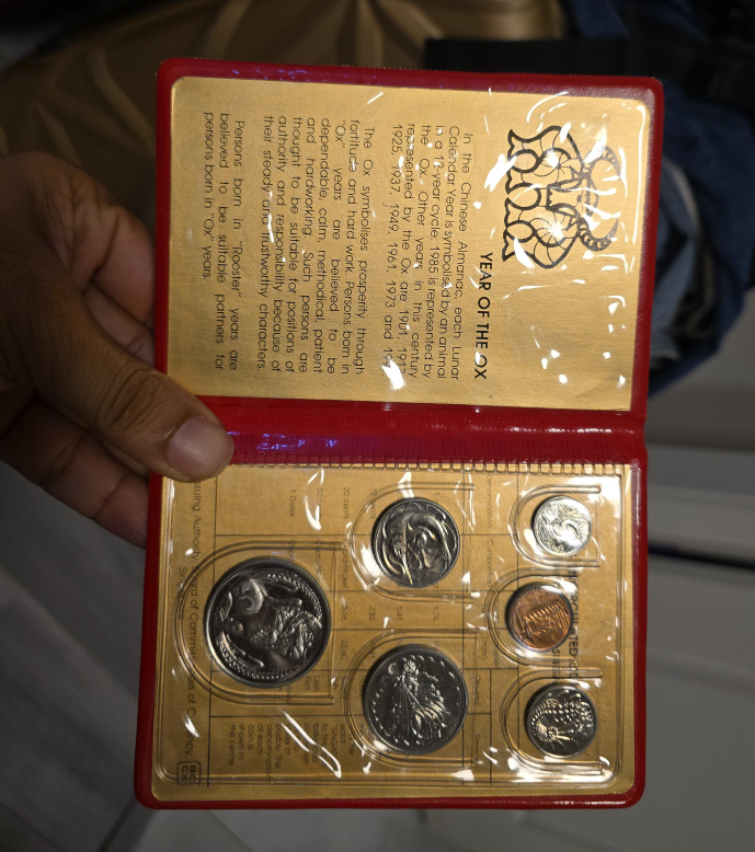 1985 Year of the Ox Coin Set