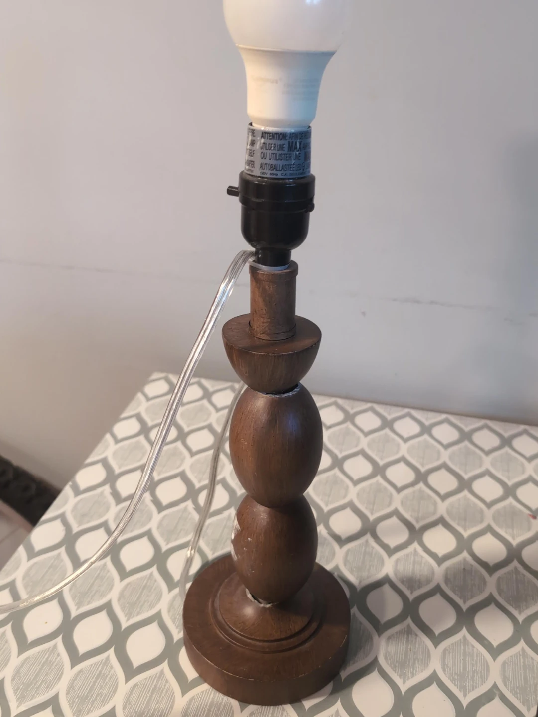 A Wooden Table Lamp thumbnail