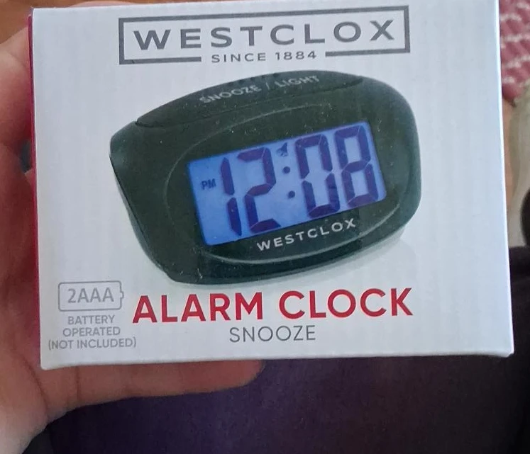 Westclox Alarm Clock with Snooze