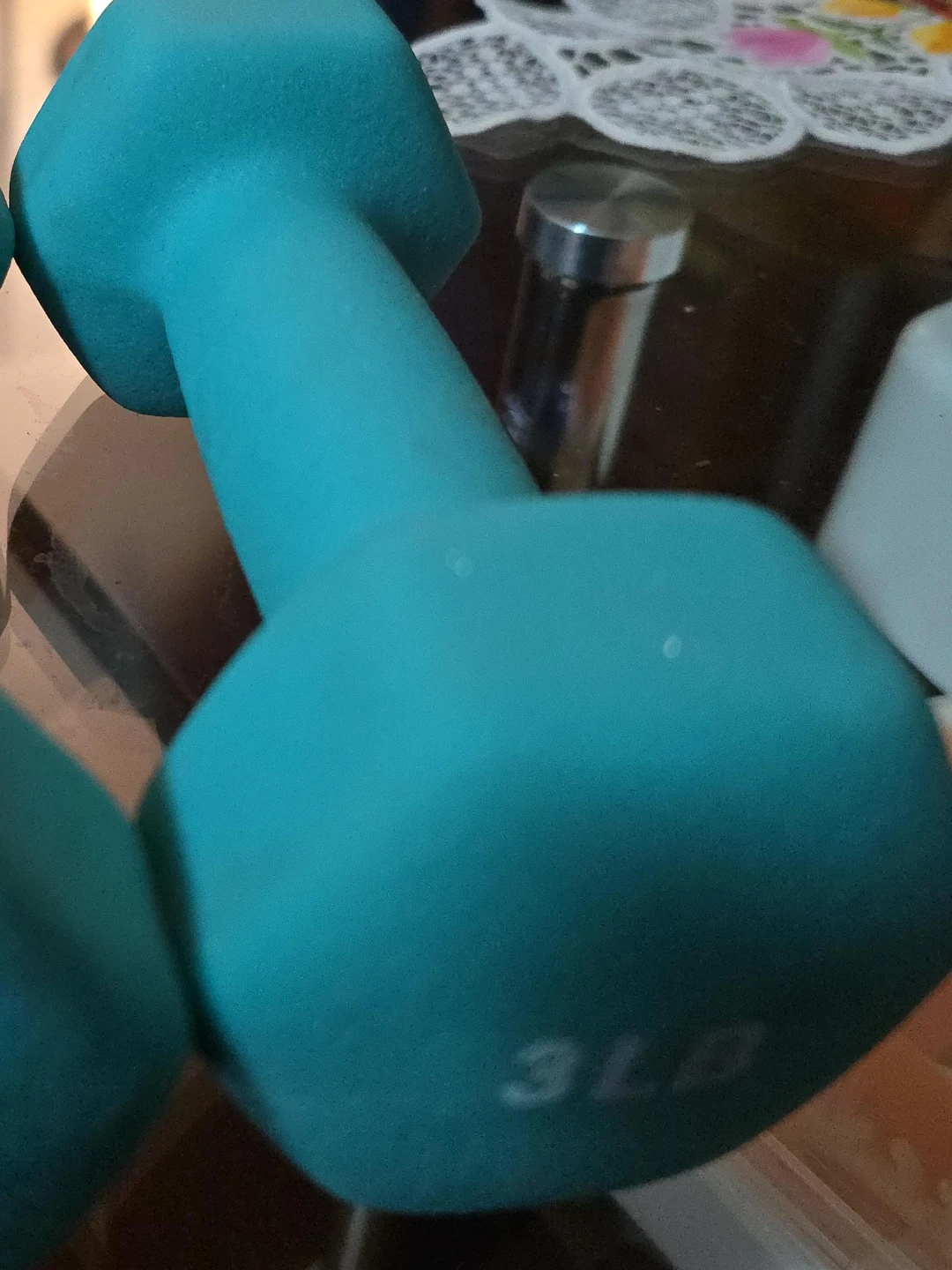 3lb Dumbbells - Teal thumbnail