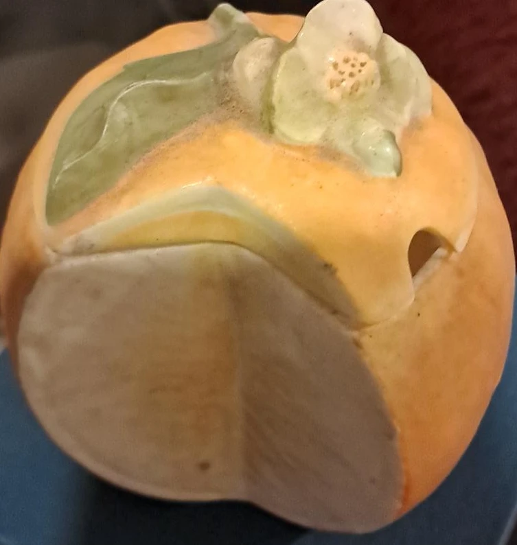 Vintage Orange Jelly Jar