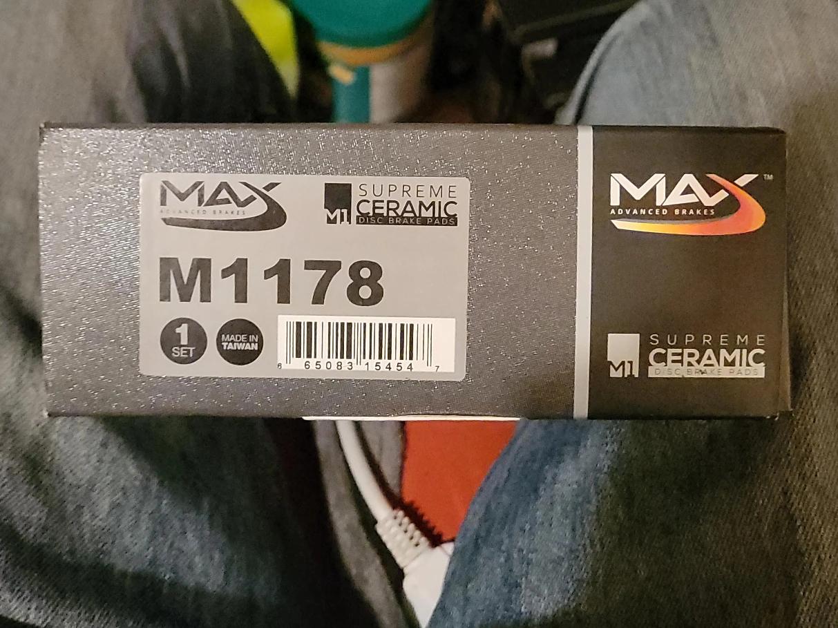 MAX Supreme Ceramic Disc Brake Pads M1178 - New