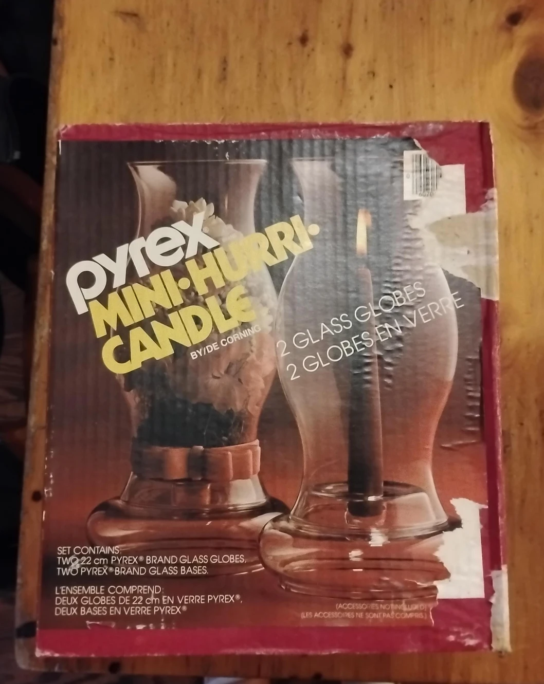 Pyrex Mini-Hurri Candle Holder Set
