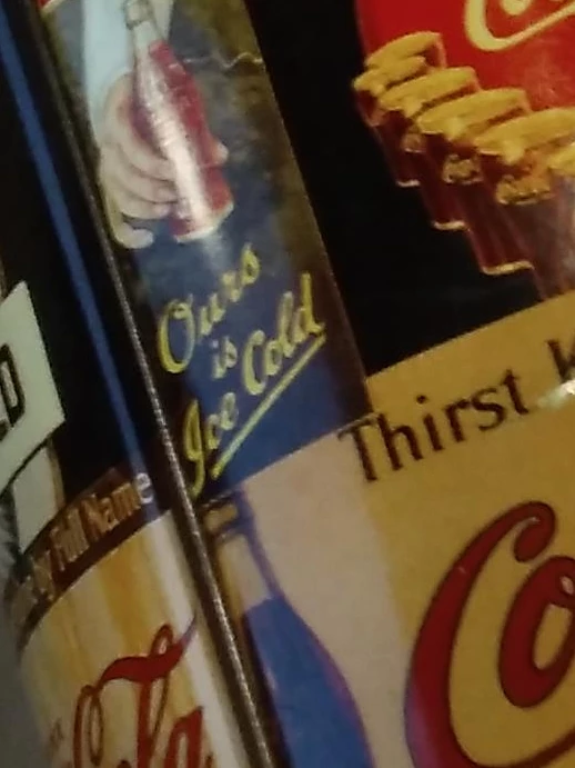 Coca-Cola Metal Sign