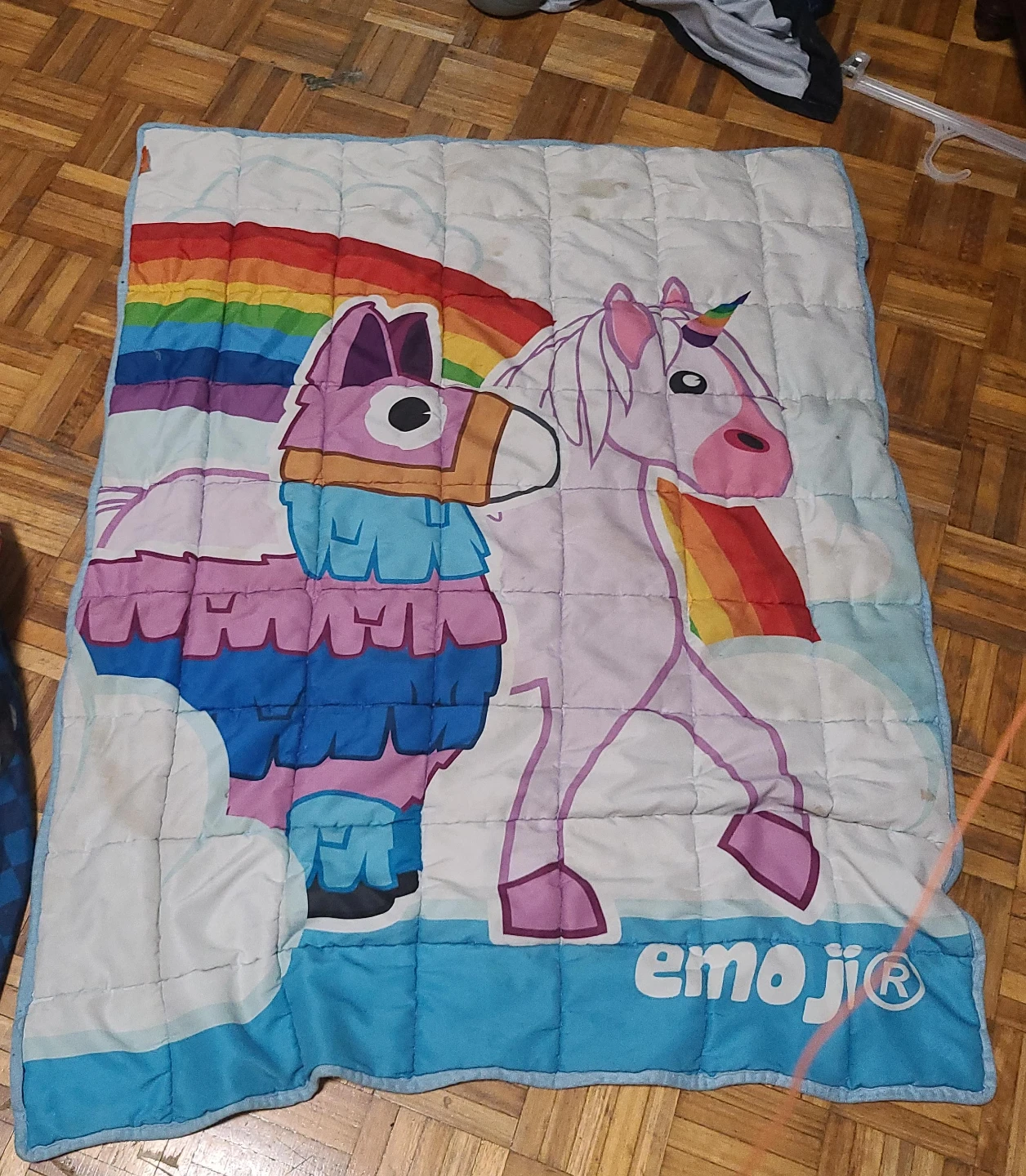 Emoji Unicorn Llama Kids Blanket Weighted
