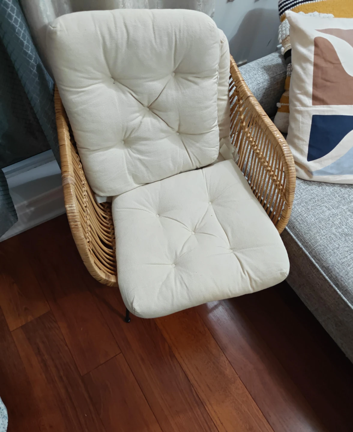 Rattan Chair with Cushion