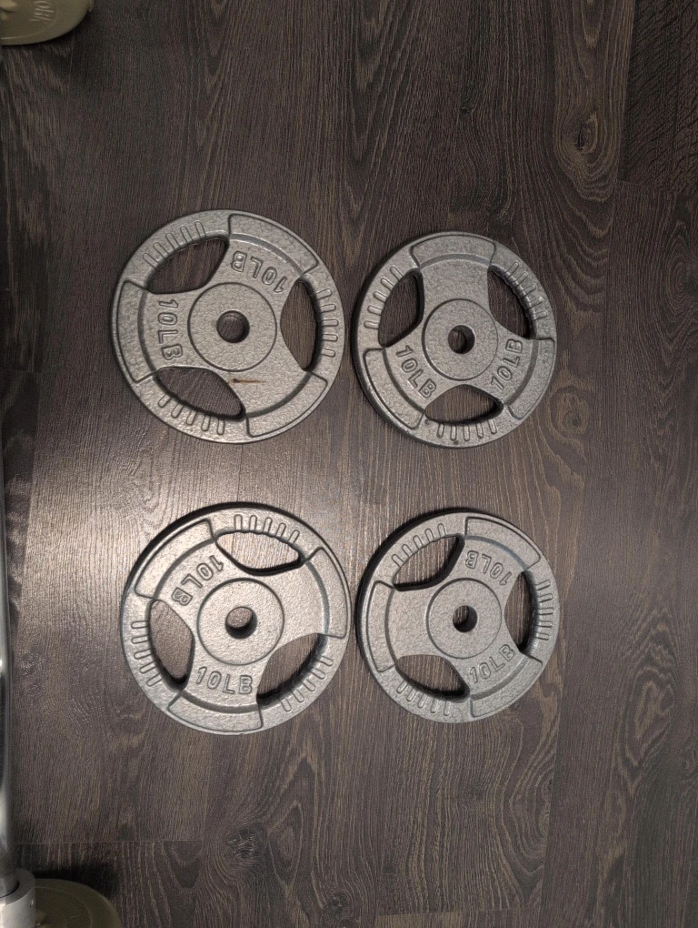 Four 10LB Weight Plates