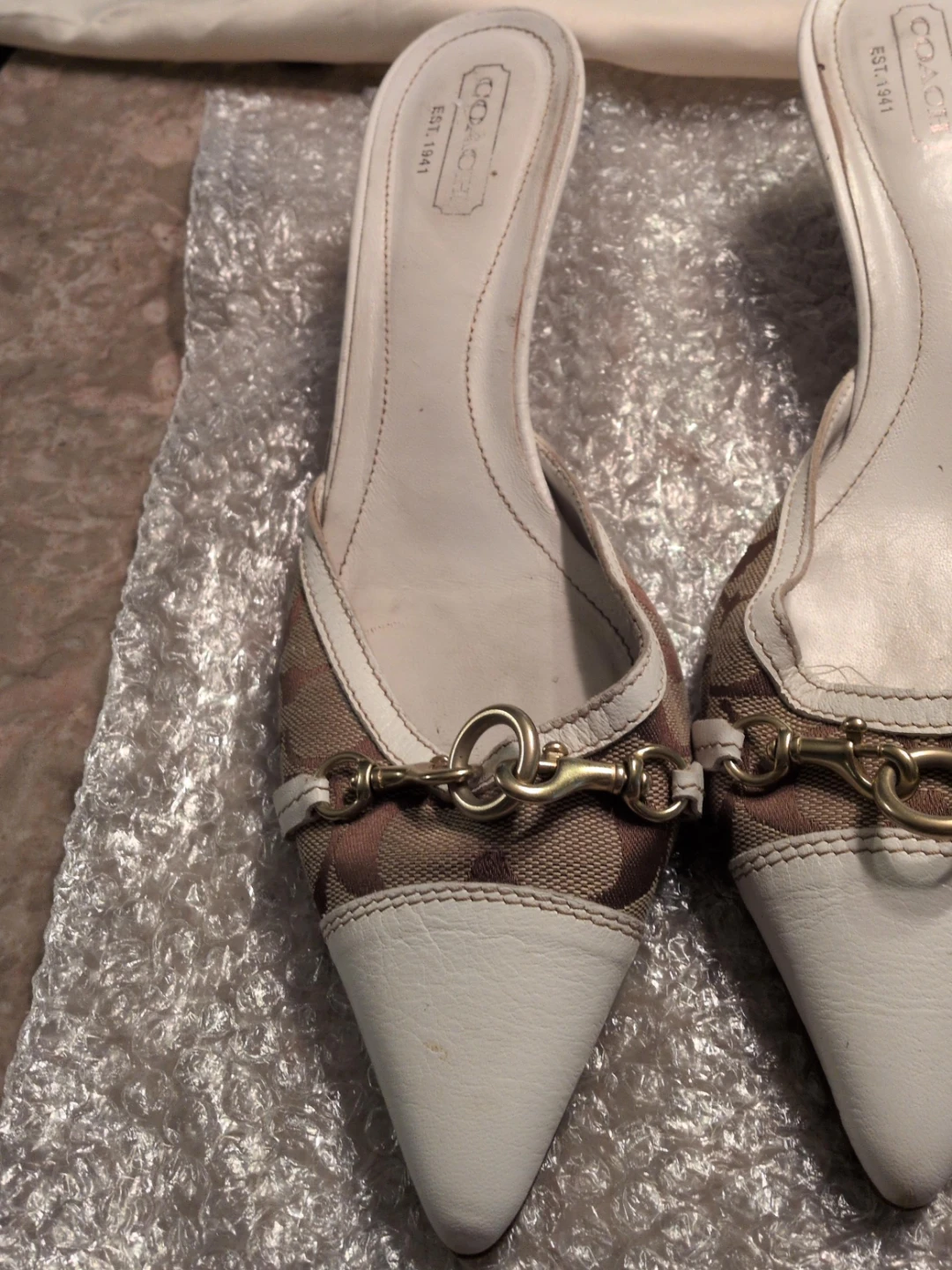 Coach Heels Size 10B