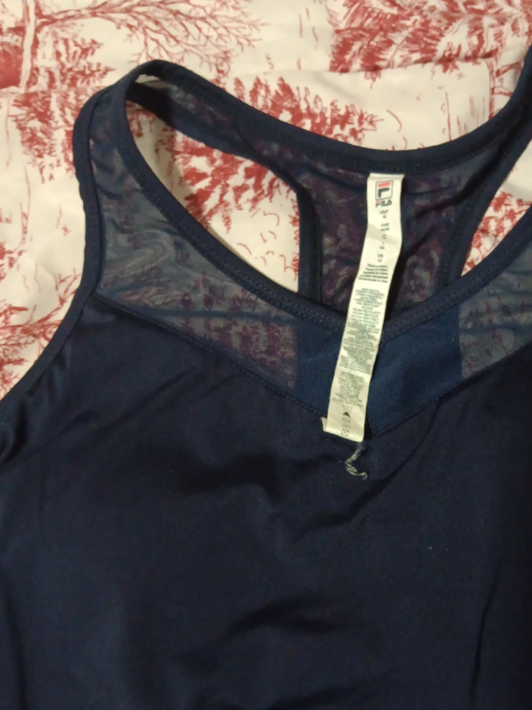 Fila Navy Blue Athletic Tank Top