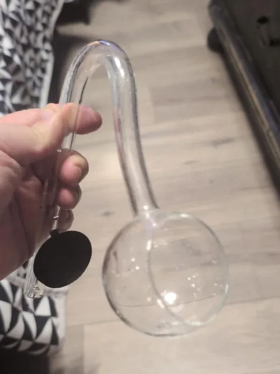 Glass outflow pipe (lily) for aquarium