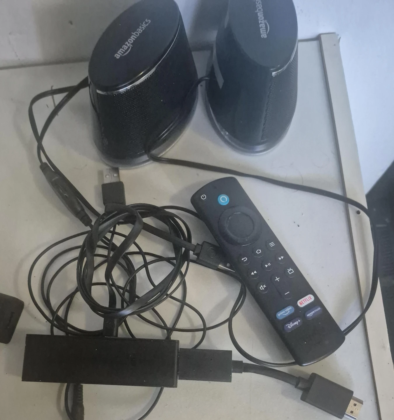 Amazon Basics Speakers & Fire TV Stick
