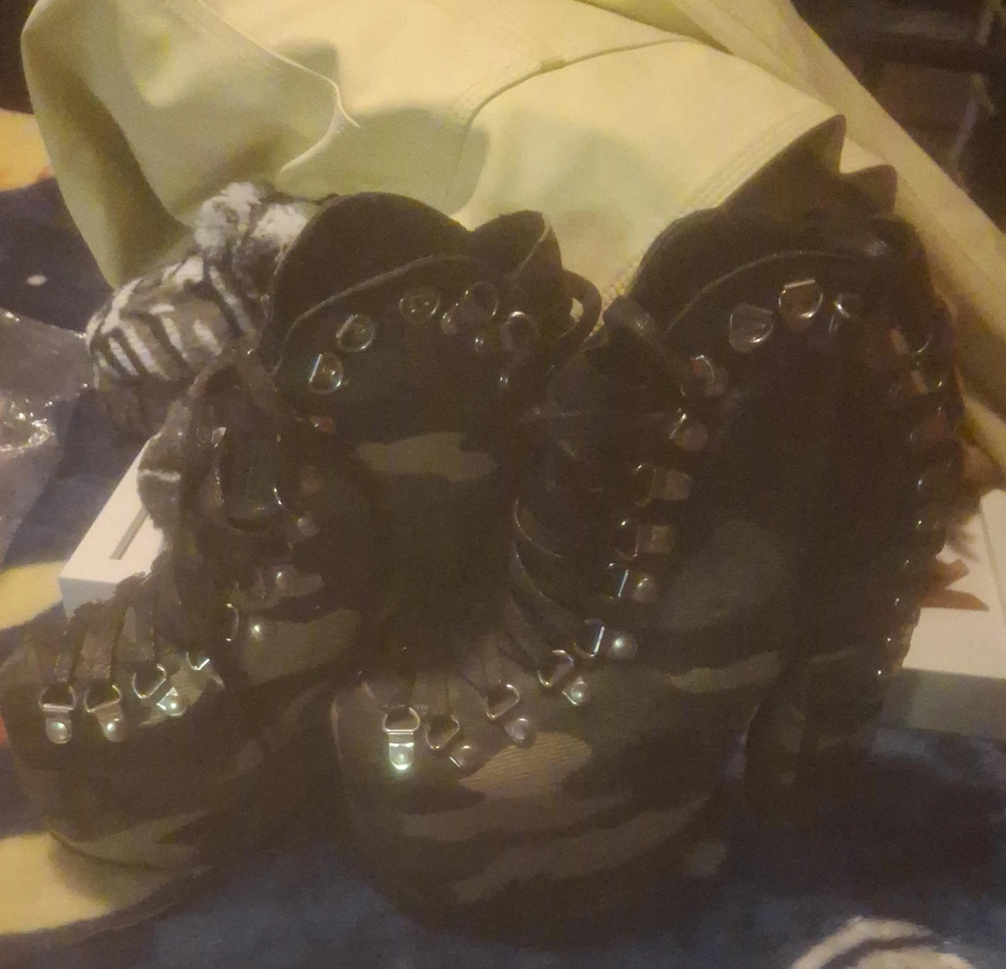 Camouflage Hiking Boots