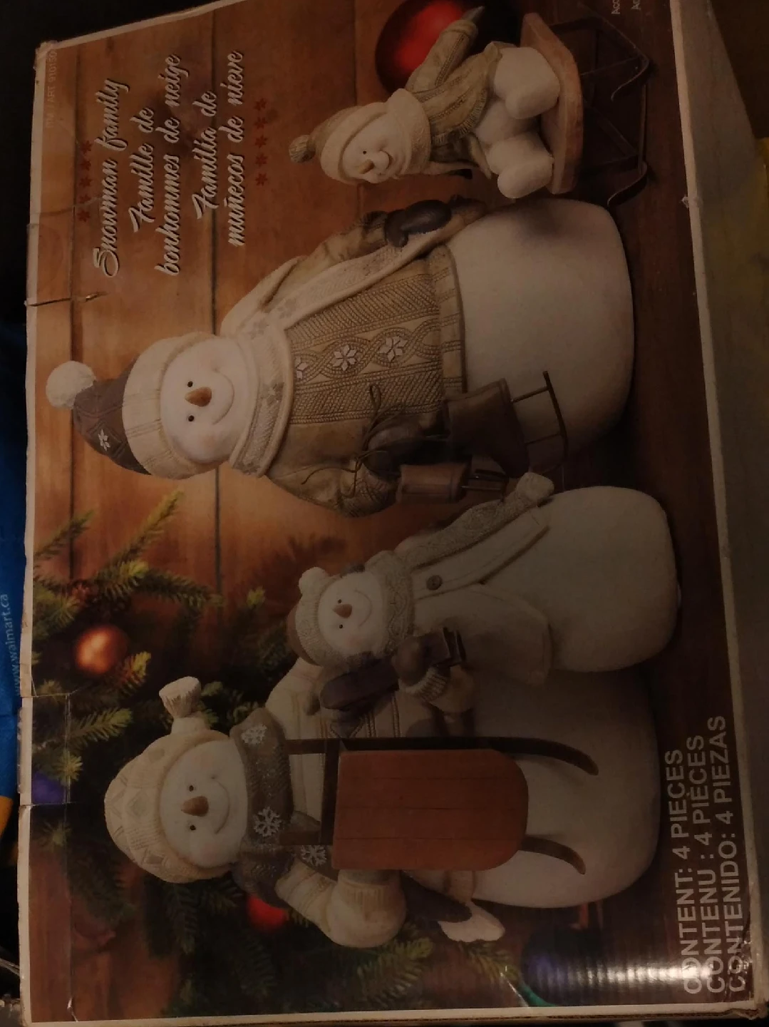 Snowman Family 4-Piece Set