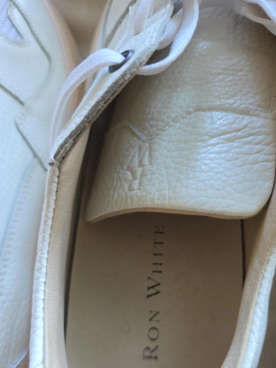Ron White Leather Sneakers