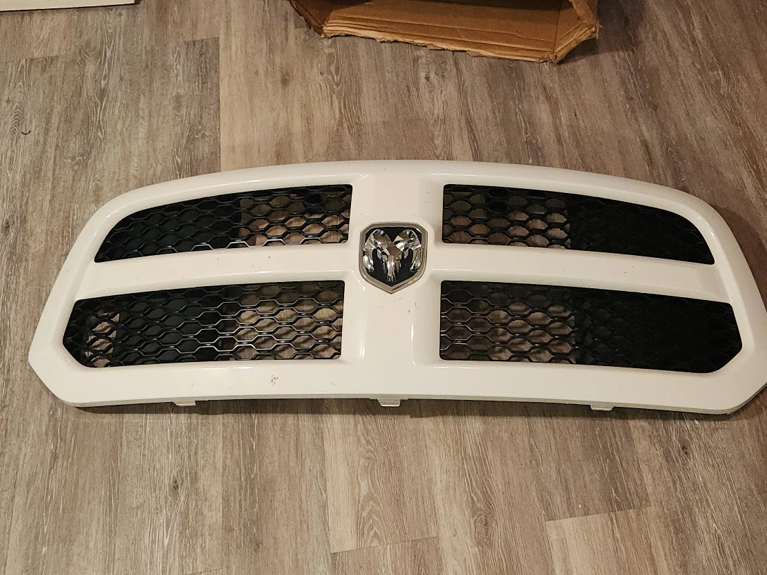 Dodge Ram White Grill