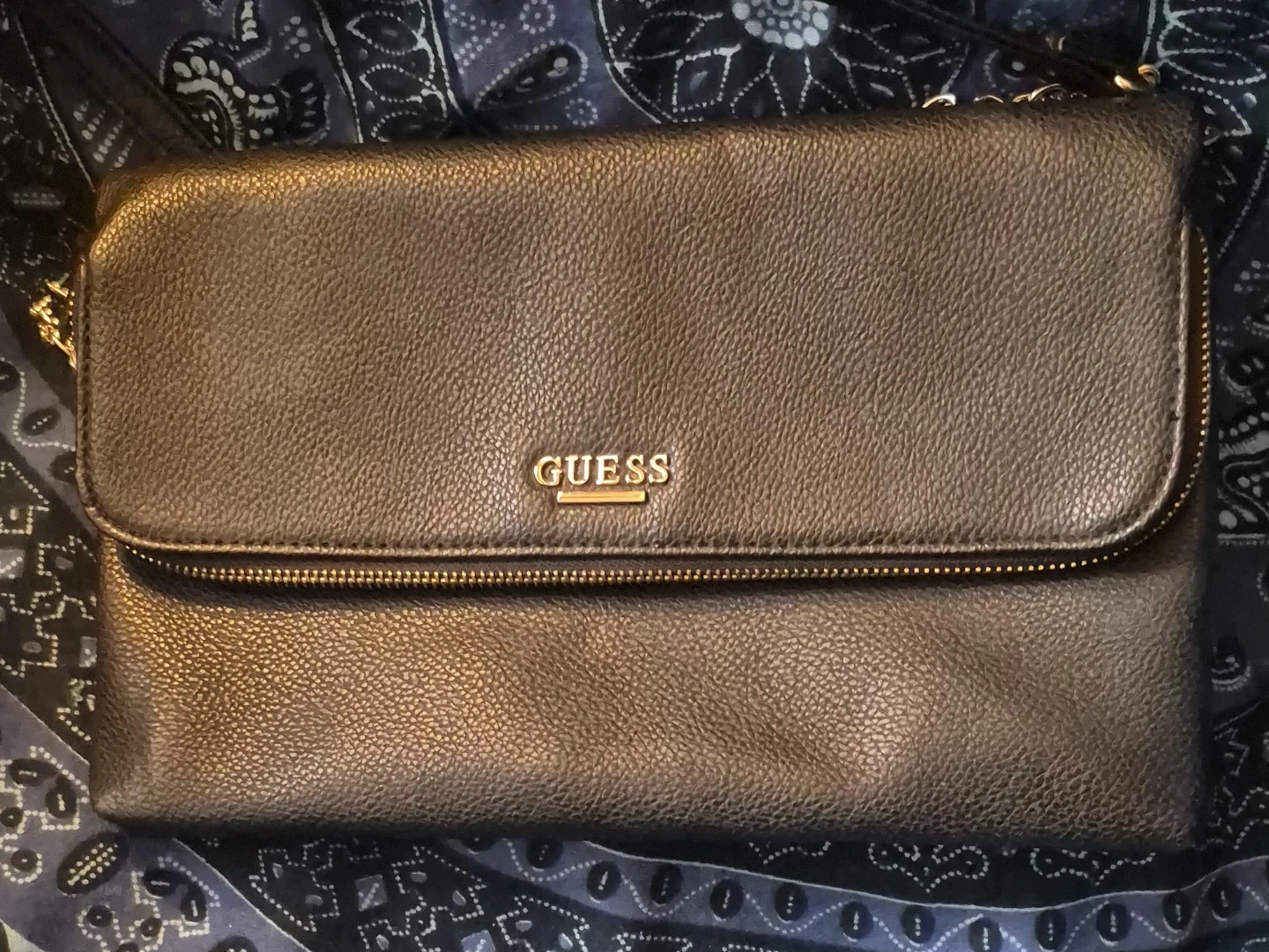 Guess Bronze Clutch