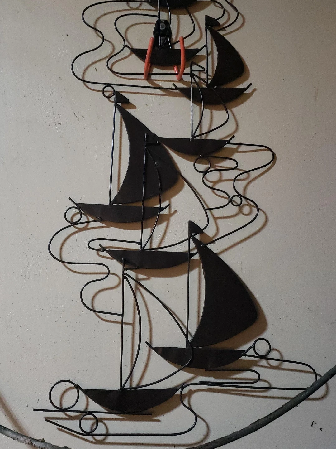 Metal Sailboat Wall Art