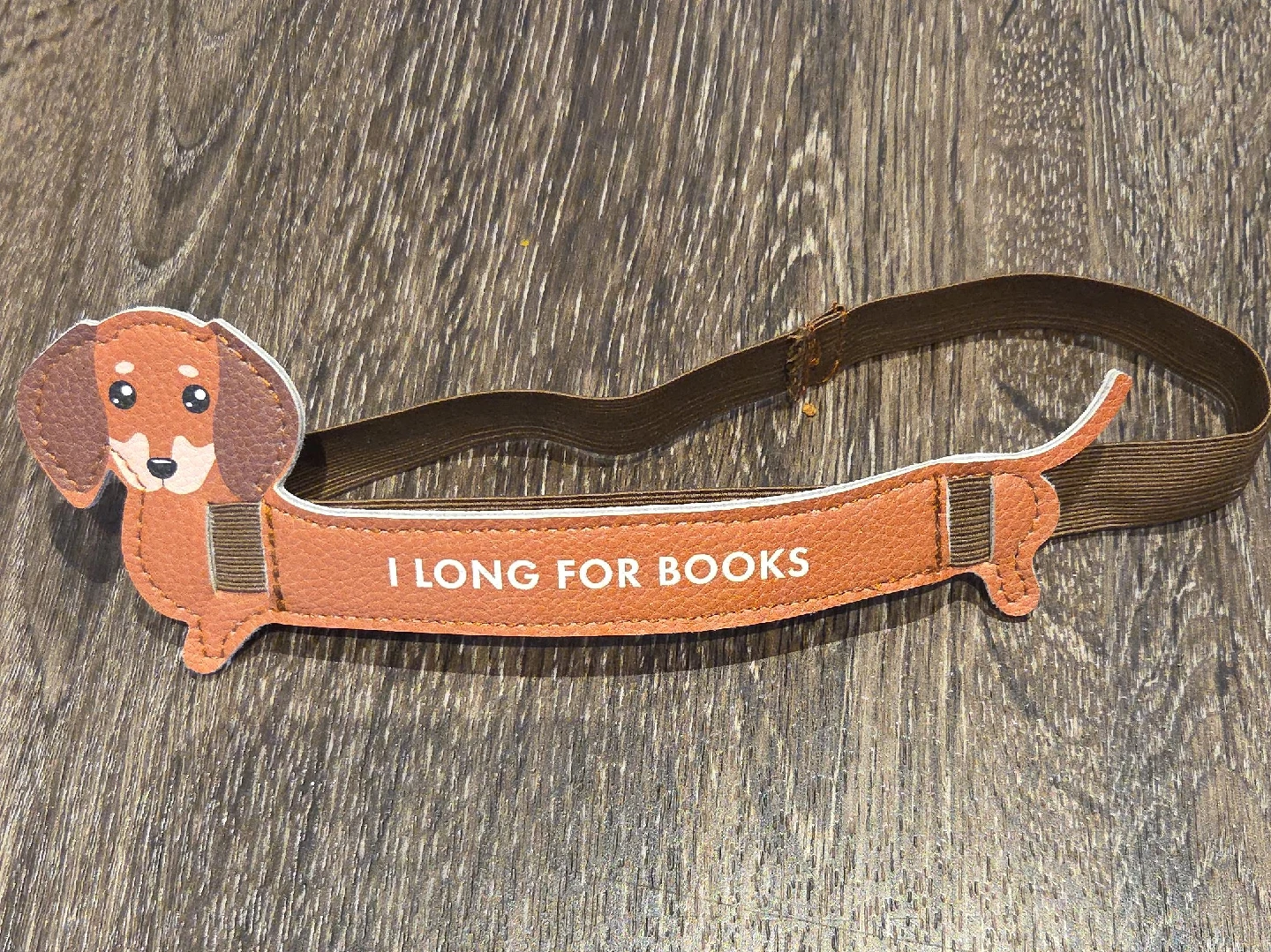 Dachshund Bookmark - I Long For Books