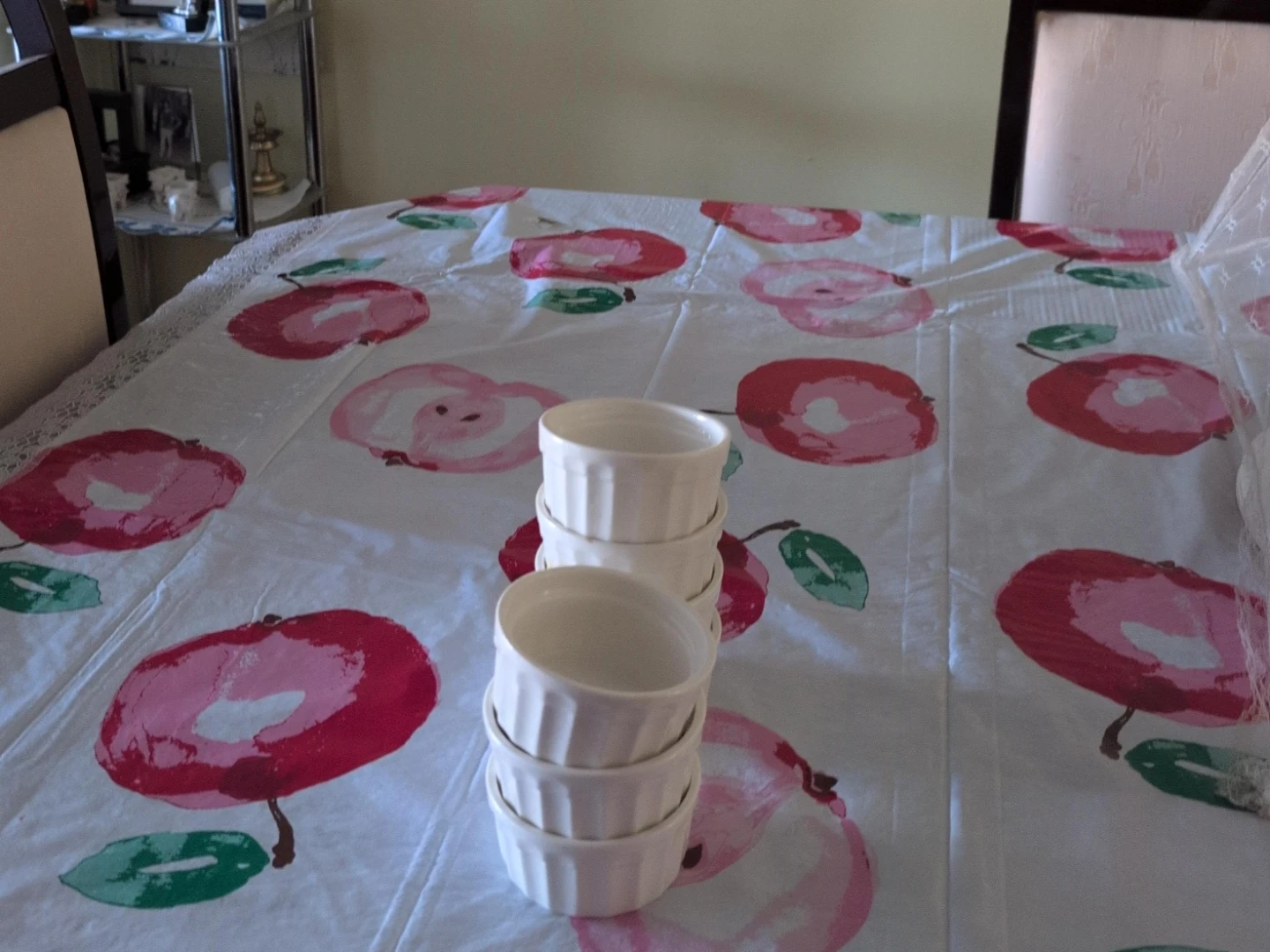 White Ceramic Ramekins - Set of 5 thumbnail