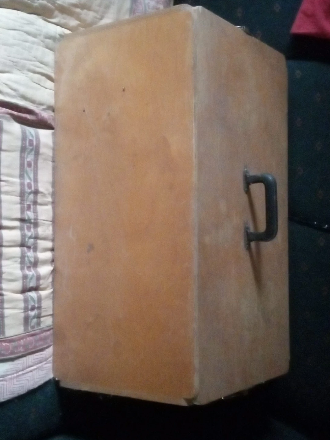 Wooden Box with Handle thumbnail
