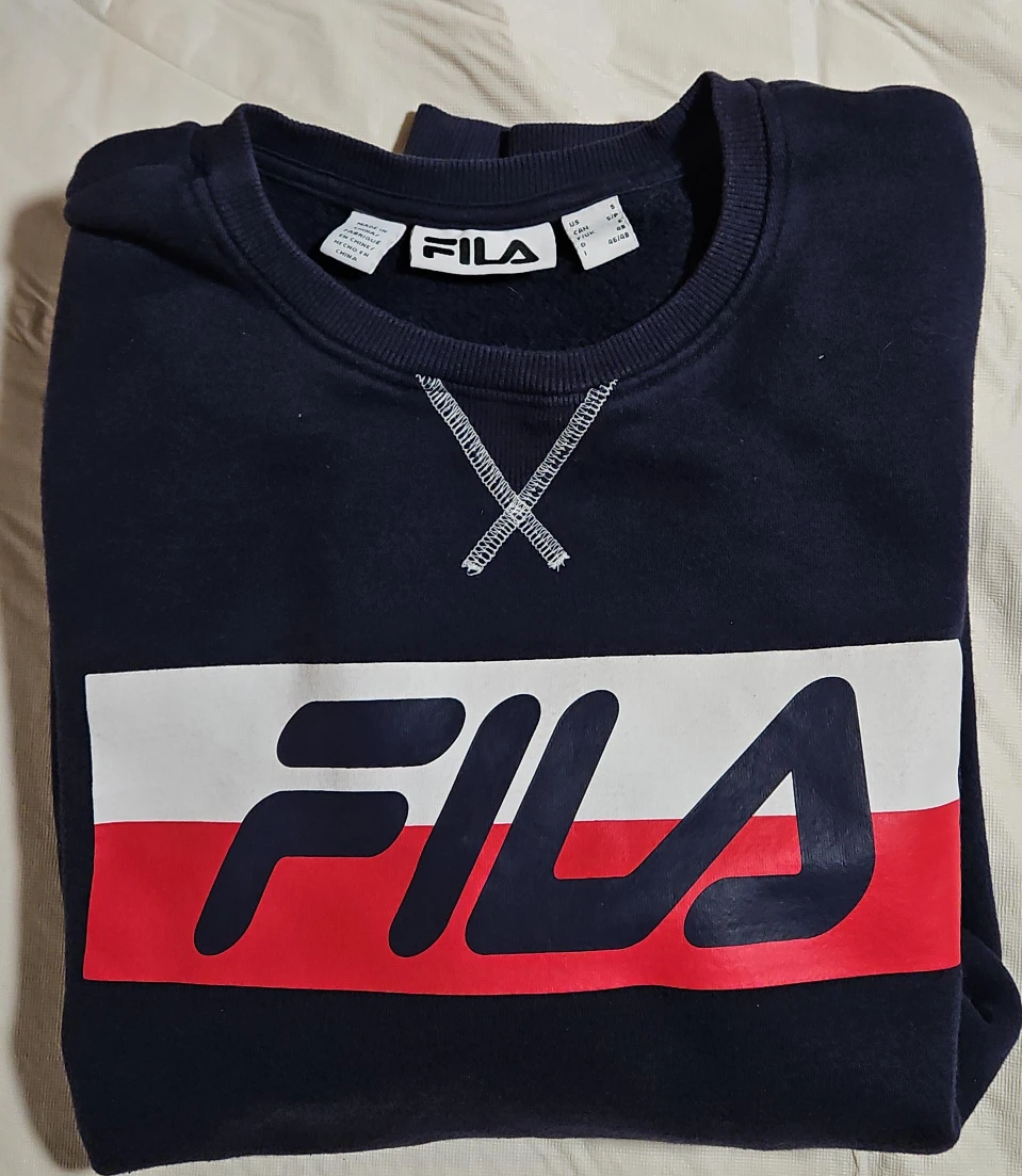 Fila Navy Blue Crewneck - Size S