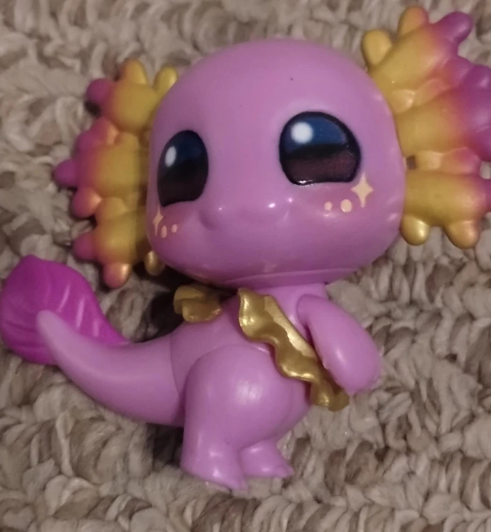 Lilac Axolotl Figurine