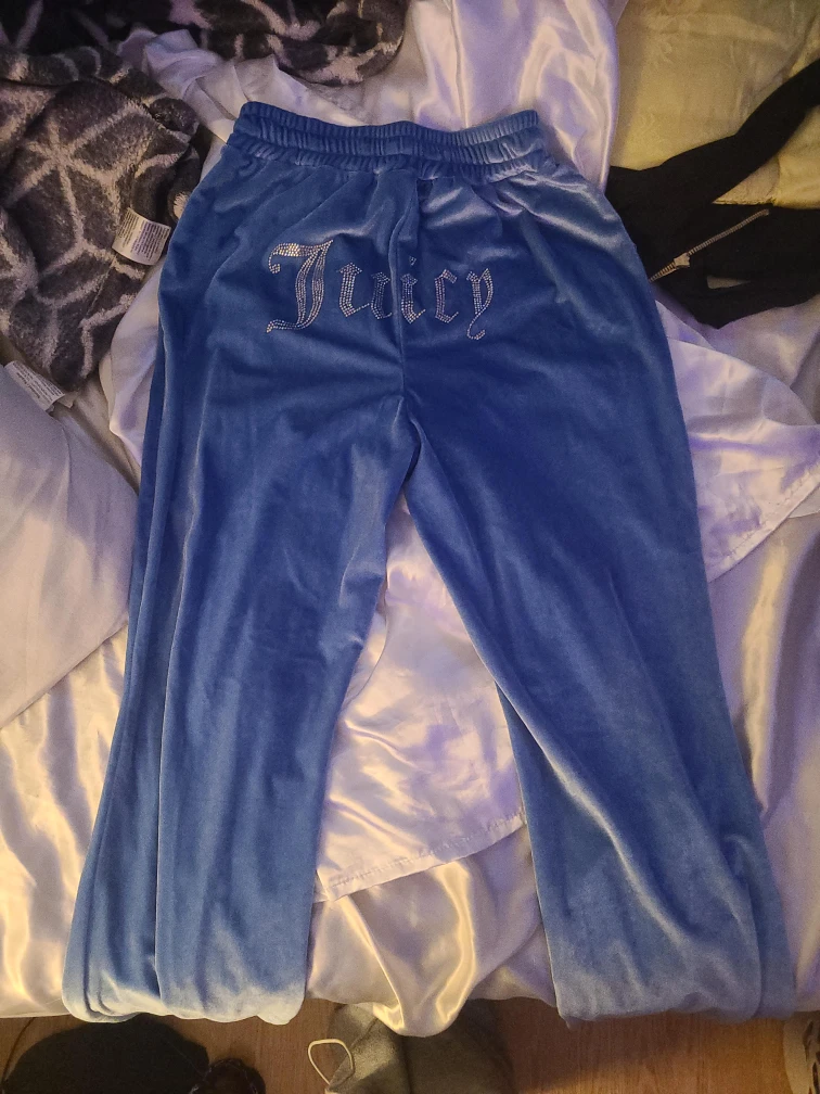 Juicy Couture Blue Velour Pants image indicator(2)