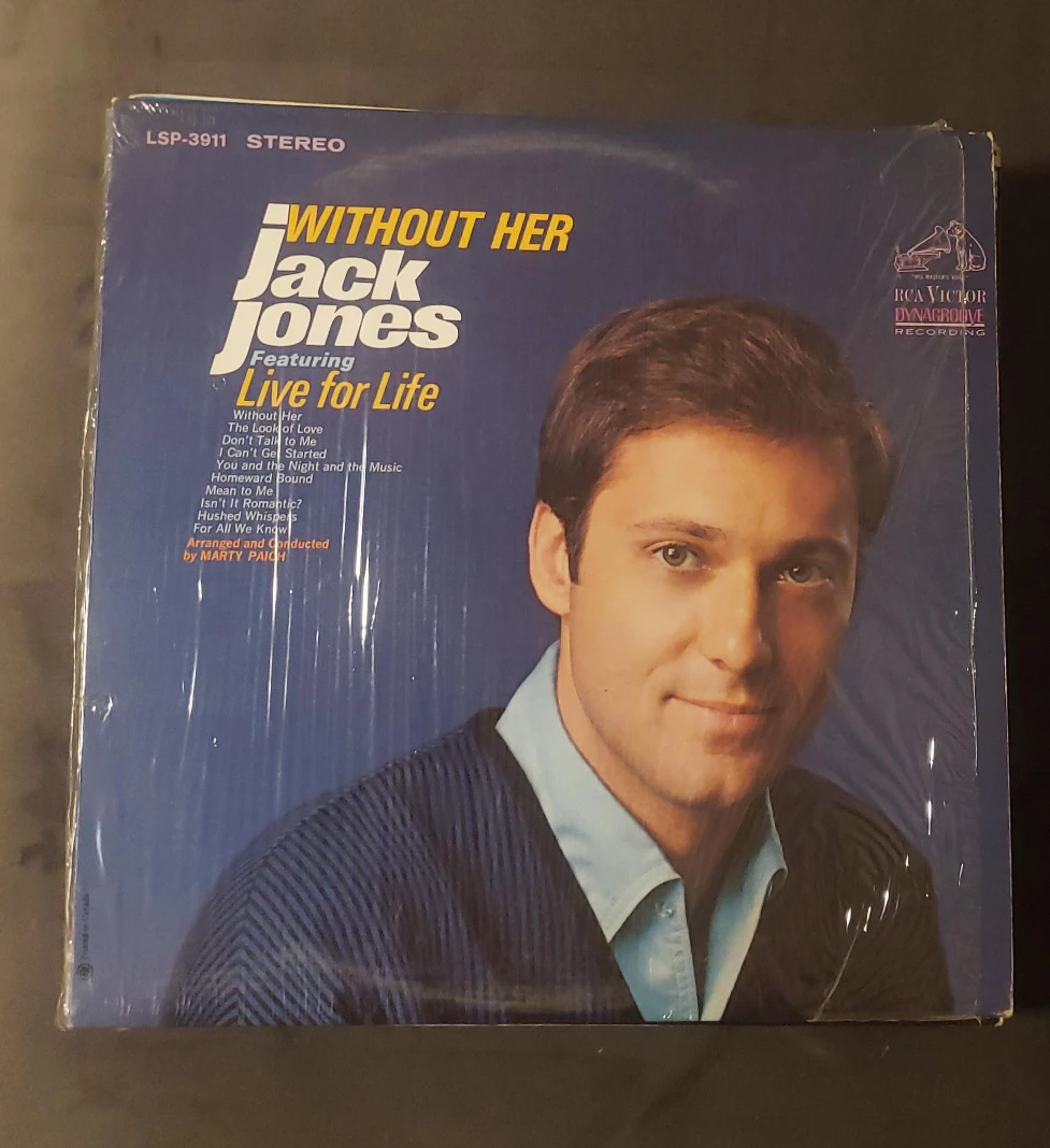 Jack Jones - Without Her Vinyl Record thumbnail