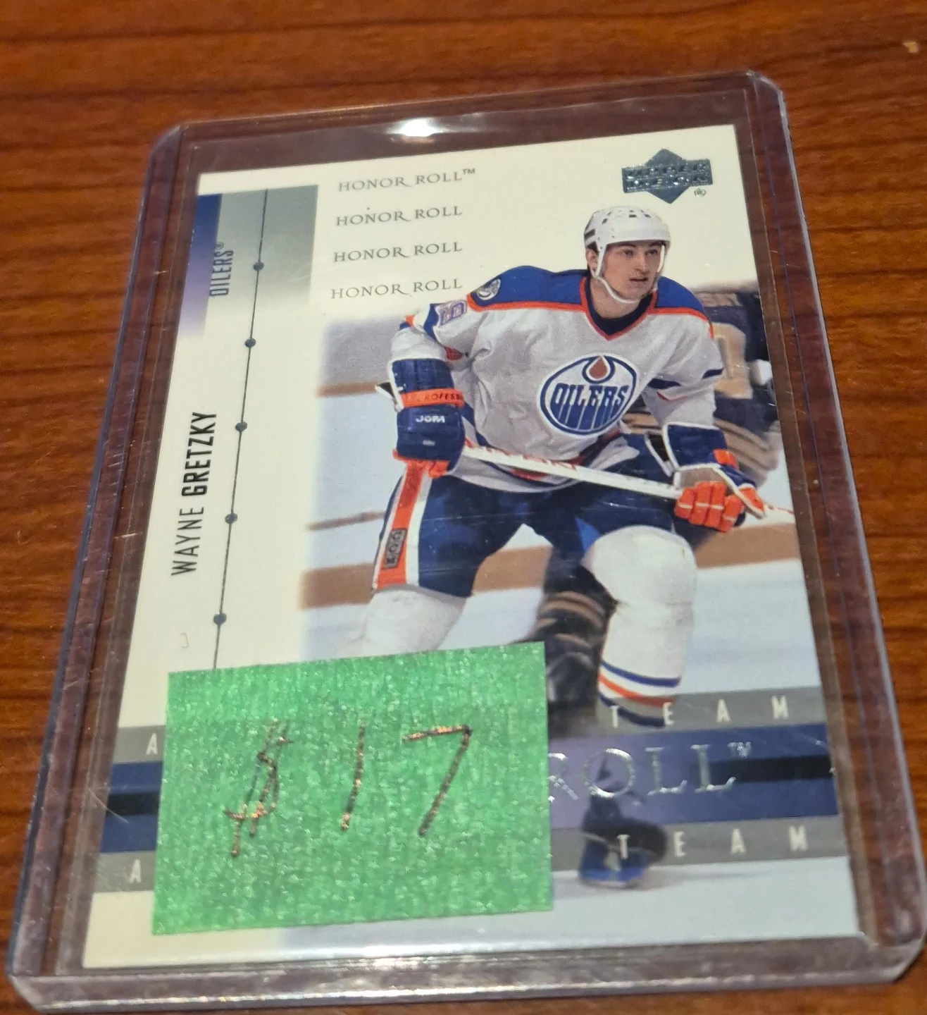 Wayne Gretzky Oilers Honor Roll Trading Card thumbnail