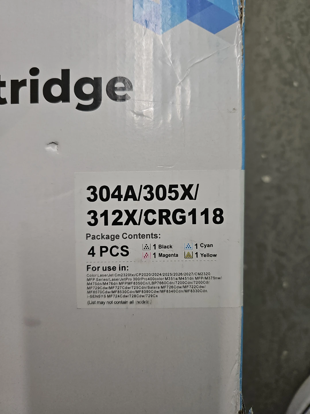 Premium Toner Cartridge 304A/305X/312X/CRG118 - NEW - photo 2