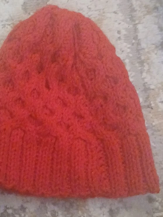 Red Knitted Beanie