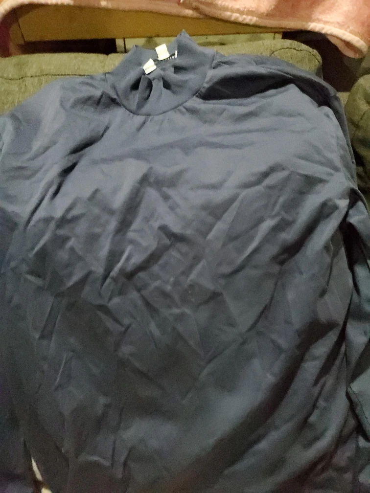 Blue Long Sleeve Top