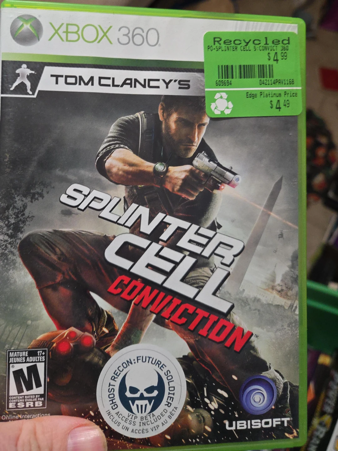 Tom Clancy's Splinter Cell Conviction - Xbox 360 Game