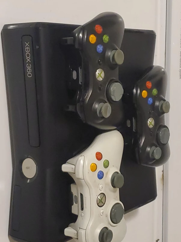 Xbox 360 Console with 3 Controllers