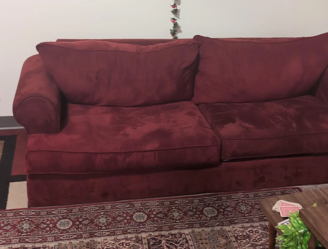 Burgundy Sofa - Gently Used