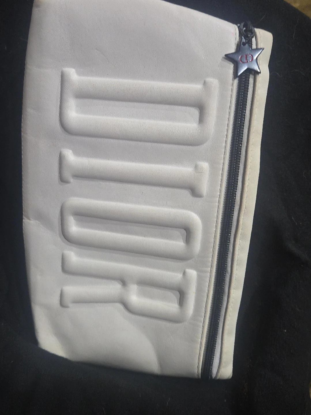 Dior White Pouch